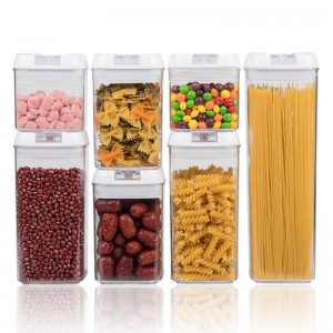 7-Piece Set Of BPA Free Airtight Food Storage Container Set,Food Storage Containers With Lids