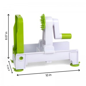 Foldable 5 Blade Spiral Vegetable Slicer