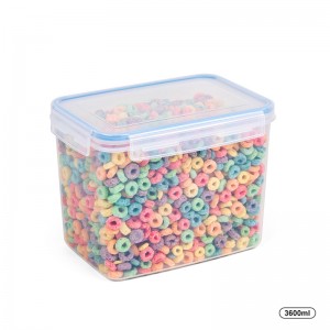 122.99 oz / 3.6L Kitchen BPA Free Plastic Leak Proof Cereal Storage Containers With Locking Lids