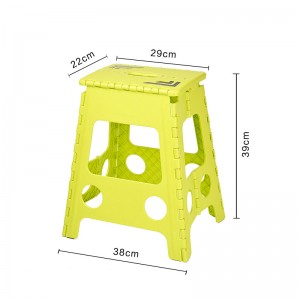 The Lightweight Plastic Folding Step Stool for Bathroon,Kitchen and Picnic