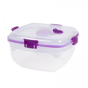 BPA free Plastic Easy take-out  food container with fork and sppon for Lunch